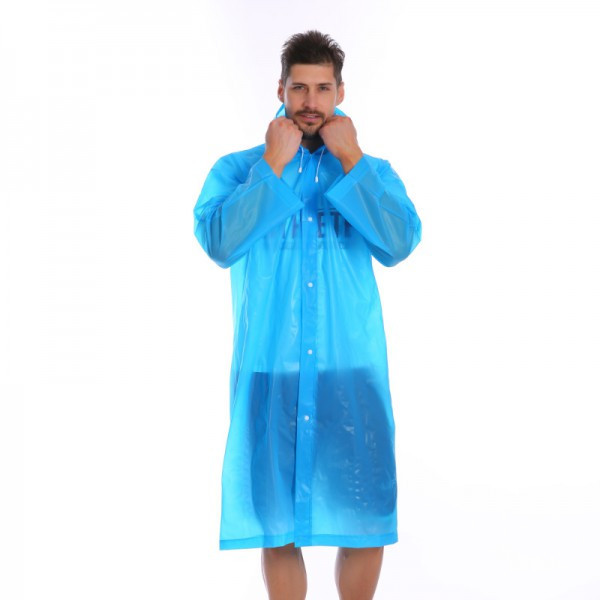 

Чоловічий дощовик, плащ від дощу, Raincoat, блакитного кольору (1007245-LightBlue-1)