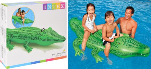 

Игрушка надувная Intex Крокодил 168х68см (12052243)