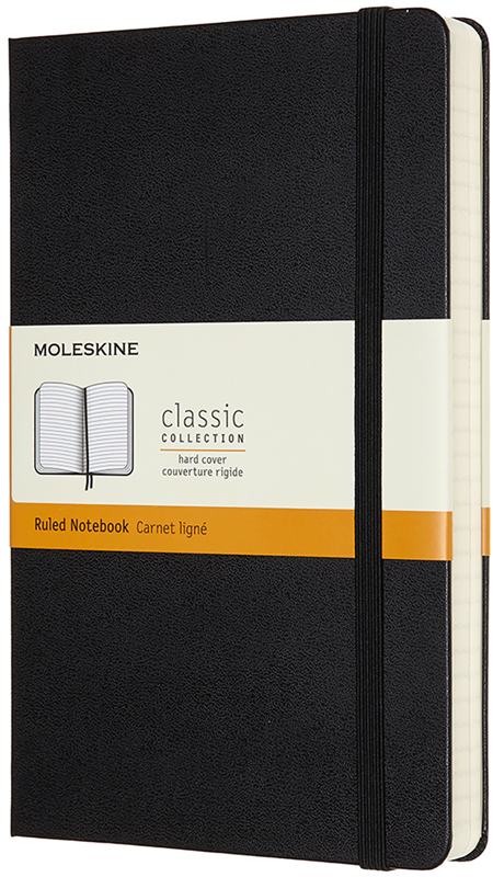 

Записная книга Moleskine Classic Expanded 13 х 21 см 400 страниц в линейку Чёрная (8058647628004)