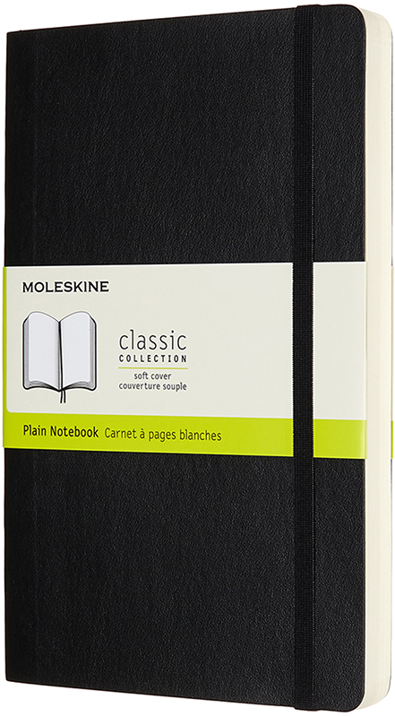 

Записная книга Moleskine Classic Expanded 13 х 21 см 400 страниц без линовки Чёрная Мягкая обложка (8058647628066)