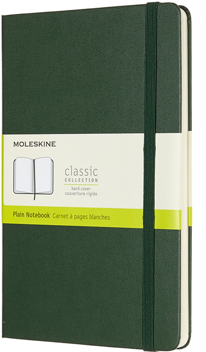 

Записная книга Moleskine Classic 13 х 21 см 240 страниц без линовки Миртовый Зелёный (8058647629070)
