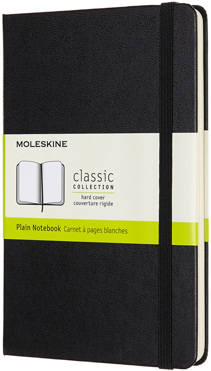 

Записная книга Moleskine Classic 11,5 х 18 см 192 страницы без линовки Чёрная (8058647626604)