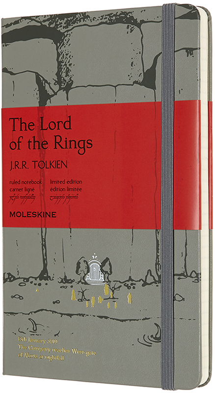 

Записная книга Moleskine Lord of the Rings 13 х 21 см 240 страниц в линейку Серая (8053853600158)