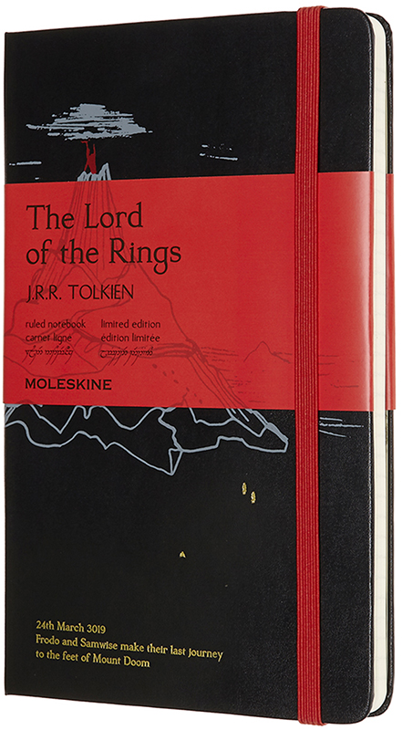 

Записная книга Moleskine Lord of the Rings 13 х 21 см 240 страниц в линейку Чёрная (8053853600141)