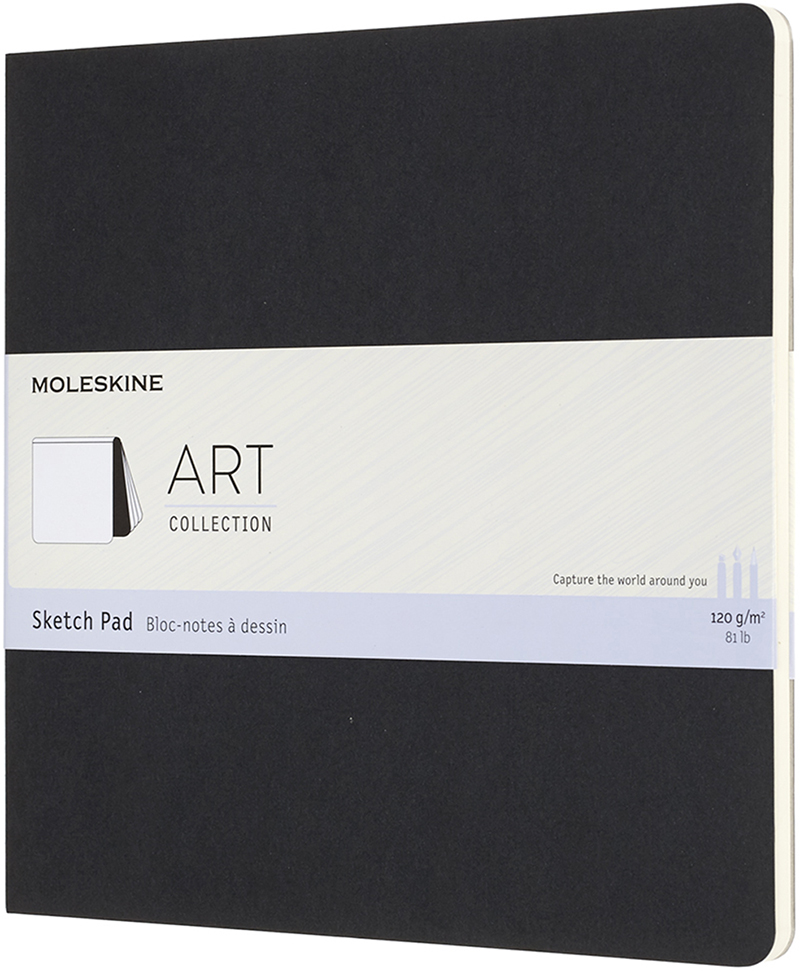 

Скетчбук Moleskine Art Pad для Рисования 19 х 19 см 48 страниц без линовки Чёрный (8058647626833)