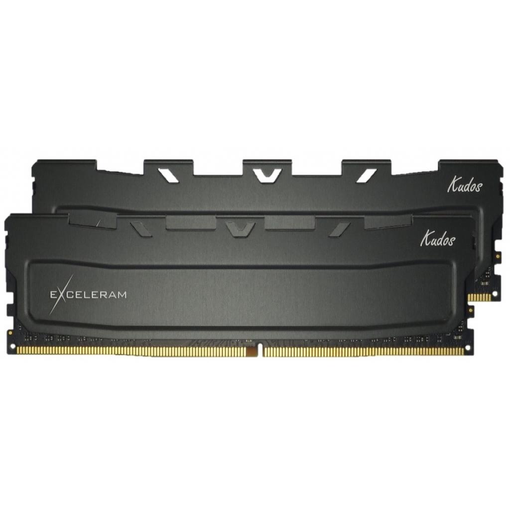 

Модуль памяти для компьютера DDR4 16GB (2x8GB) 3200 MHz Kudos Black eXceleram (EKBLACK4163216AD)