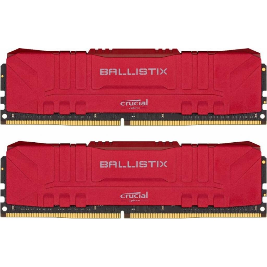 

Модуль памяти для компьютера DDR4 16GB (2x8GB) 3000 MHz Ballistix Red MICRON (BL2K8G30C15U4R)