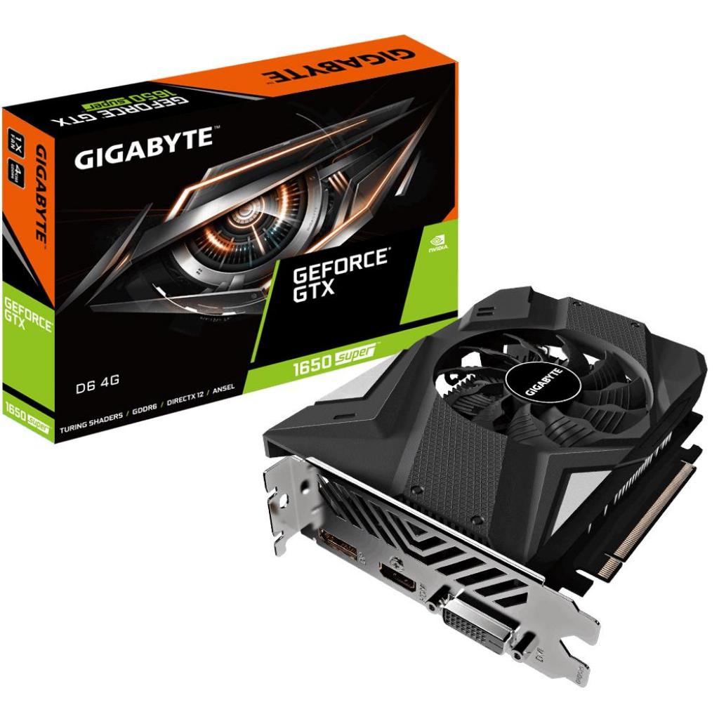 

Видеокарта GIGABYTE GeForce GTX1650 SUPER 4096Mb D6 (GV-N165SD6-4GD)