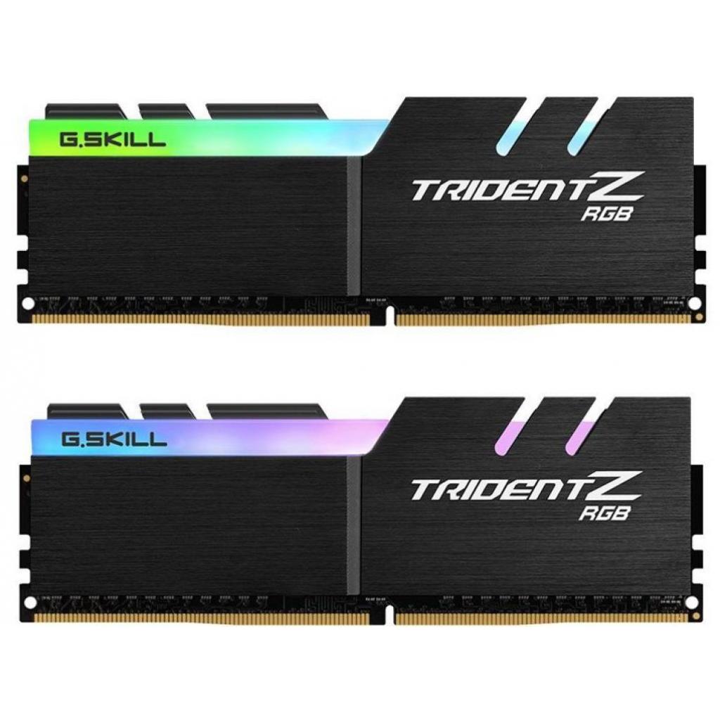 

Модуль памяти для компьютера DDR4 32GB (2x16GB) 3200 MHz TridentZ RGB Black G.Skill (F4-3200C16D-32GTZR)