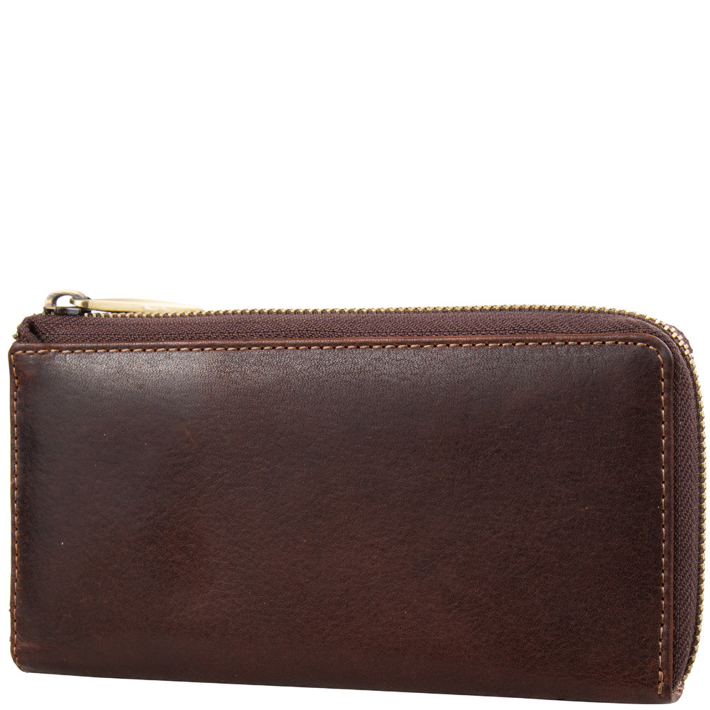 

Кожаный кошелек женский Smith&Canova 18х9х1,5 см Коричневый