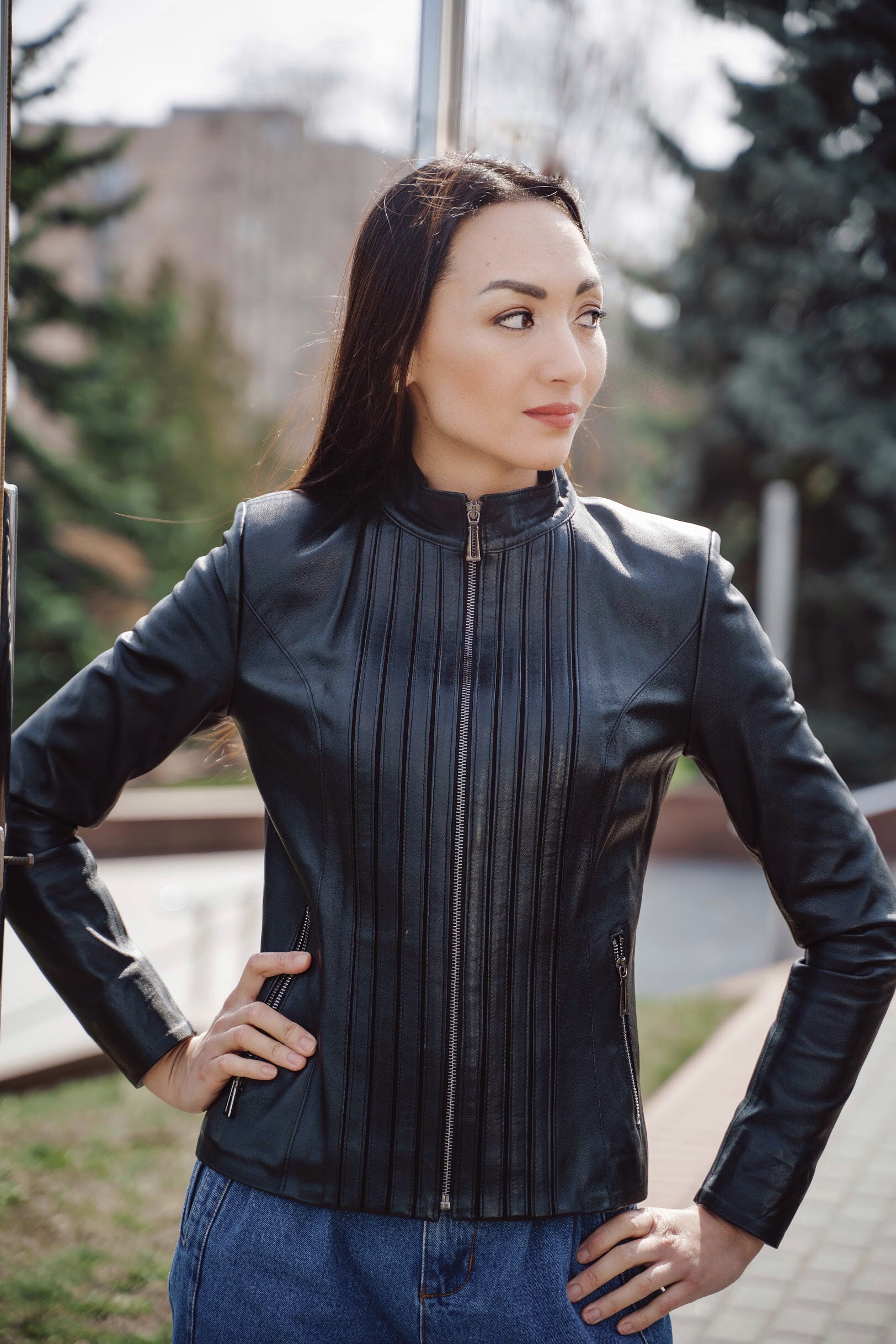 

Кожаная куртка женская 501 Venom Pelle 52 Черный