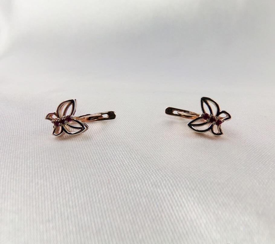 

Серьги Бабочки Maxi Silver 2773