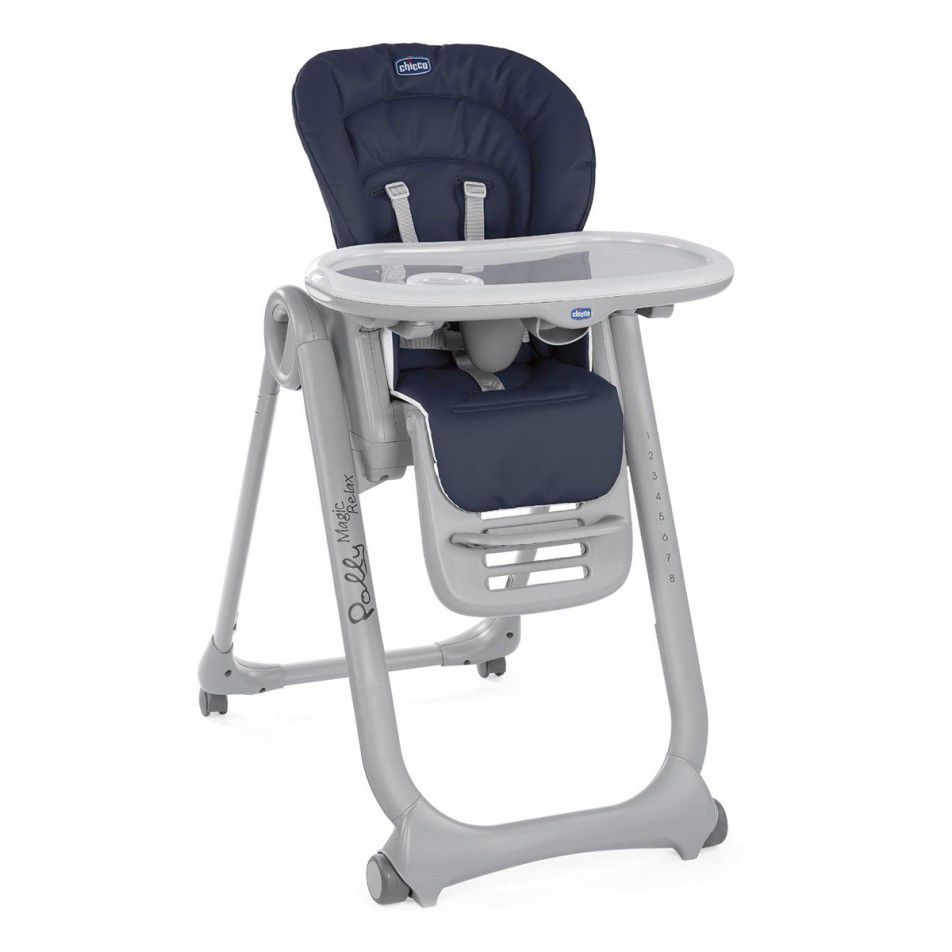 

Стульчик для кормления Chicco Polly Magic Relax Синий (1113496)