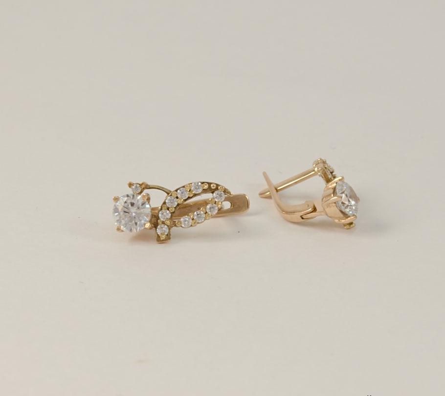 

Модные сережки Maxi Silver 7609