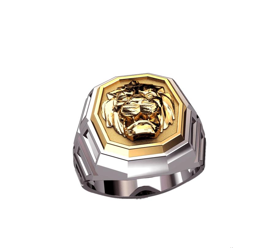 

Печатка Лев Maxi Silver 2708 ZL, размер 18.5