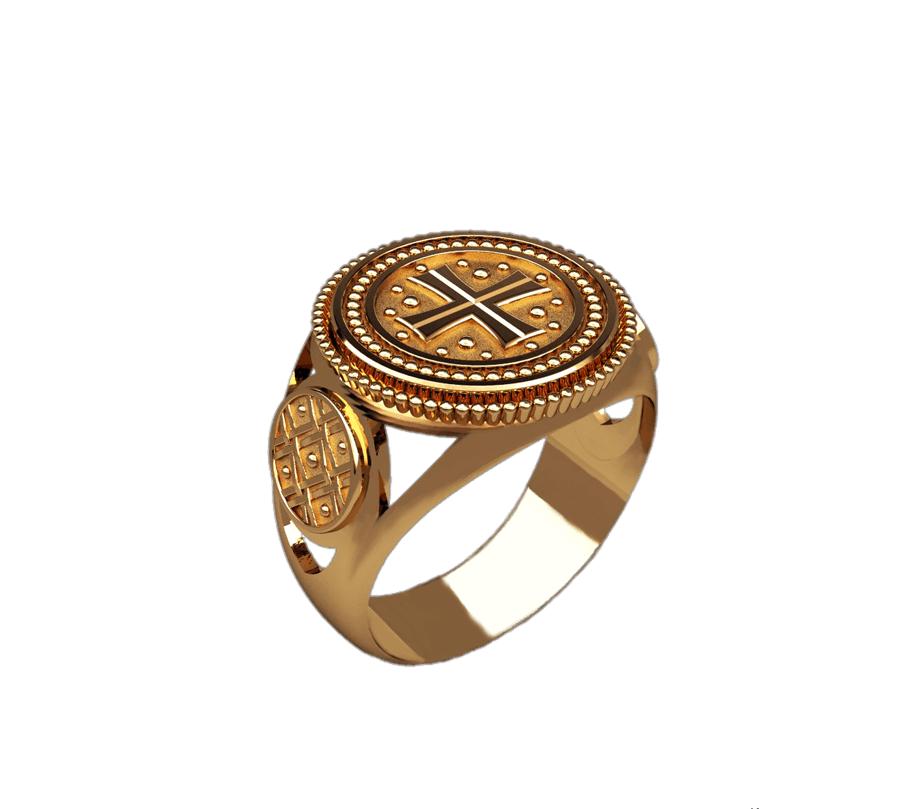 

Печатка крест Maxi Silver 2706 ZL, размер 19