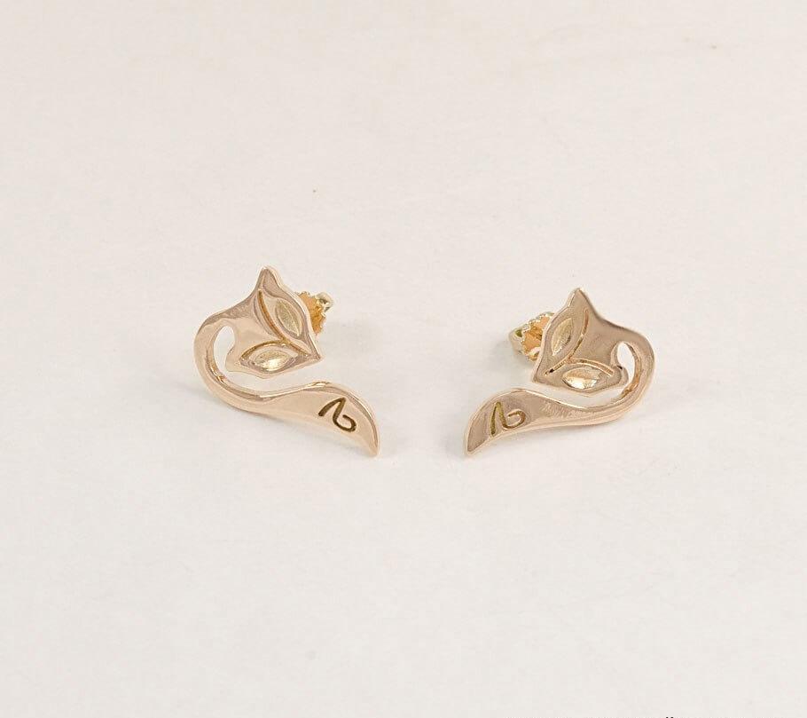 

Серьги в виде лисы Maxi Silver 7098