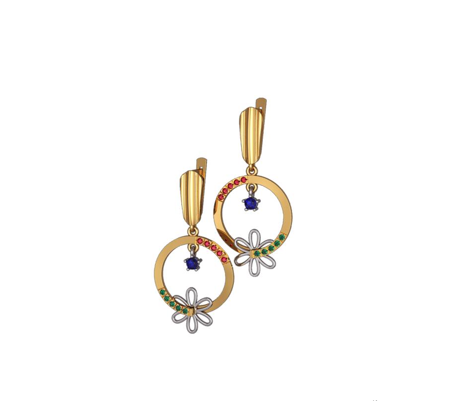 

Серьги Maxi Silver 3988
