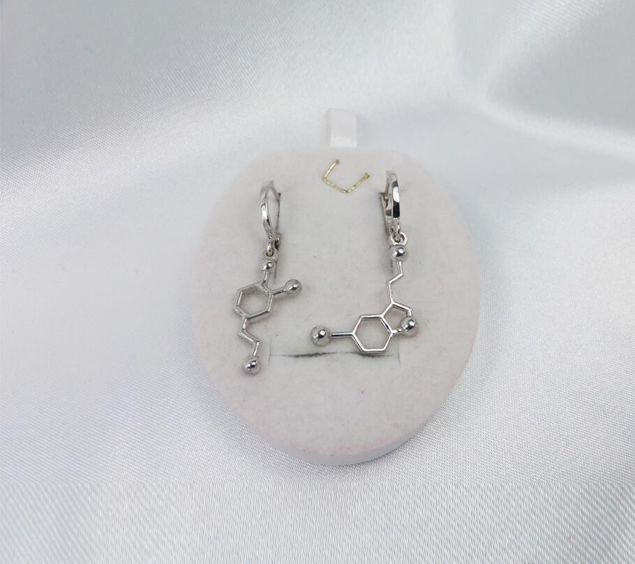 

Сережки серотонин и дофамин Maxi Silver 5178