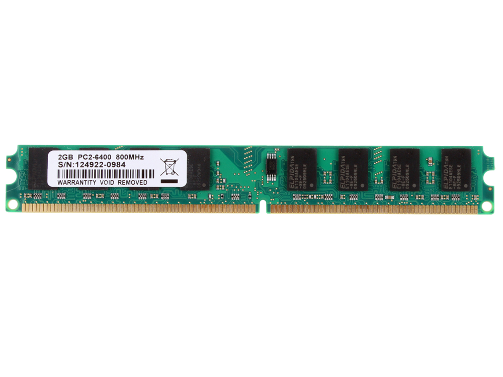 

Оперативная память Elpida DDR2-800 2048MB PC2-6400 для AMD (0907-003-03)