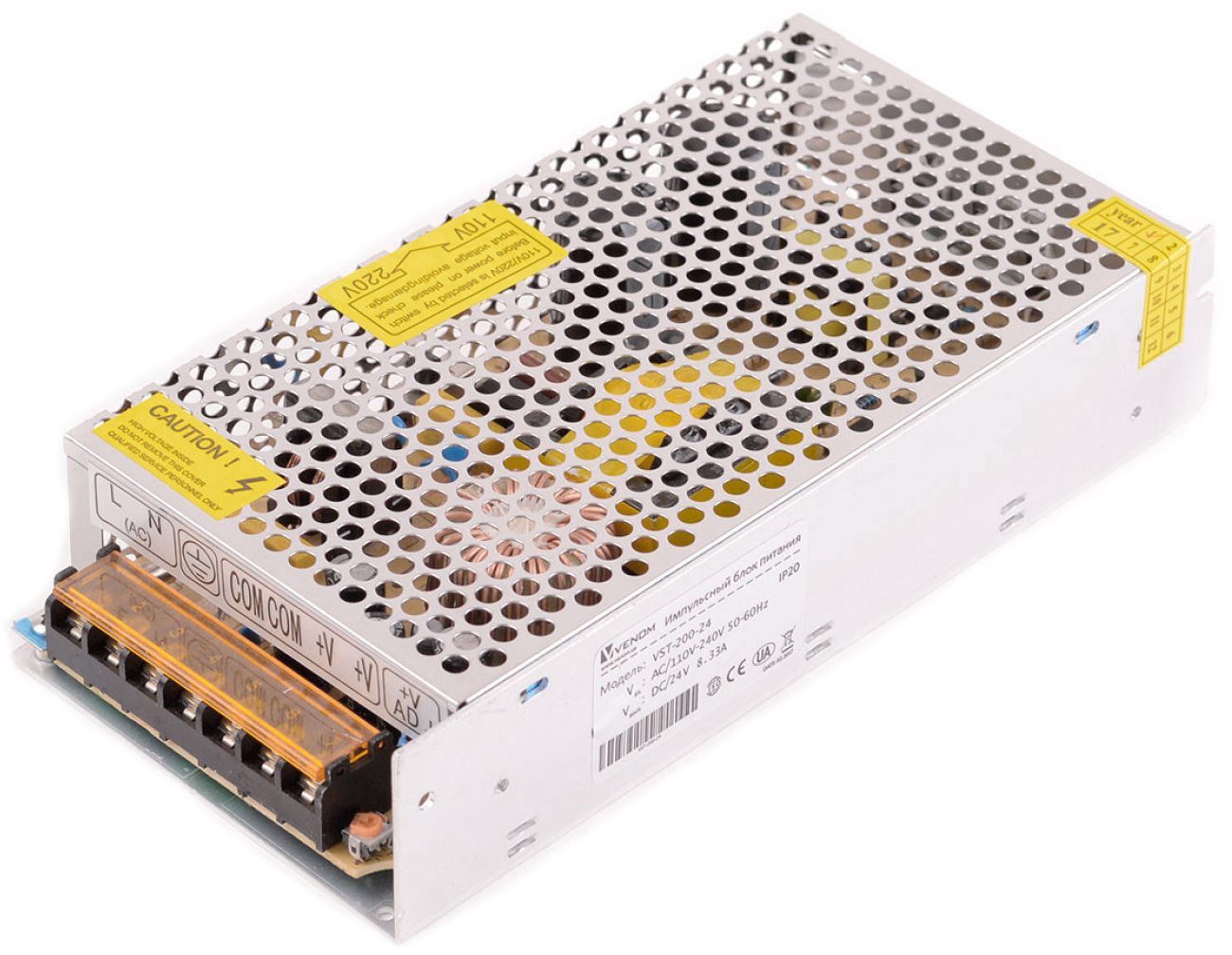 

Блок питания Venom 24В 200Вт Standart IP20 (VST-200-24)