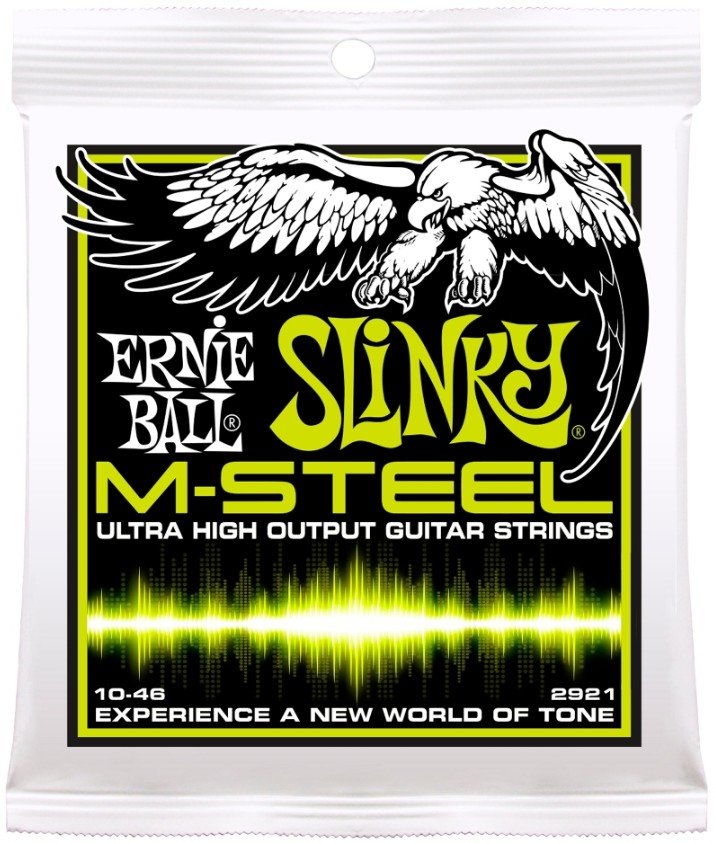 

Струны для электрогитары Ernie Ball 2921 M-Steel Regular Slinky 10/46