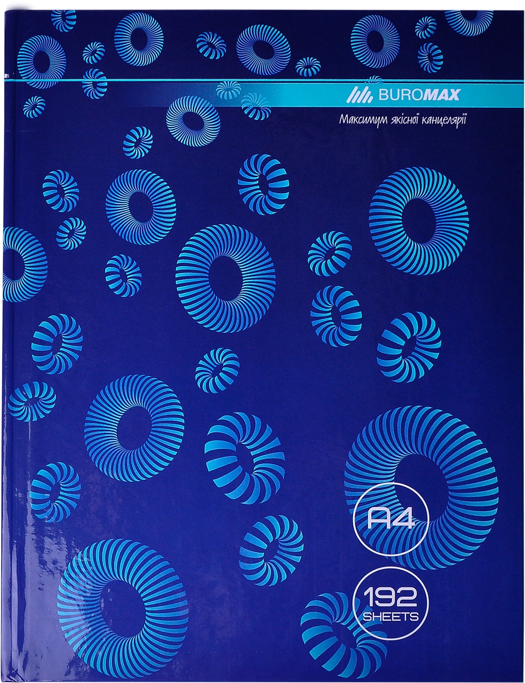 

Книга канцелярская Buromax Modest A4 в клетку 192 листа Синяя (BM.24419101-02)