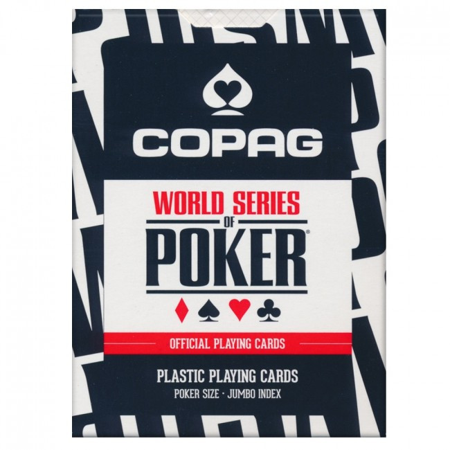 

Пластиковые игральные карты Copag WSOP Black