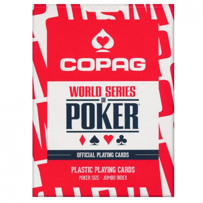 

Пластиковые игральные карты Copag WSOP Red