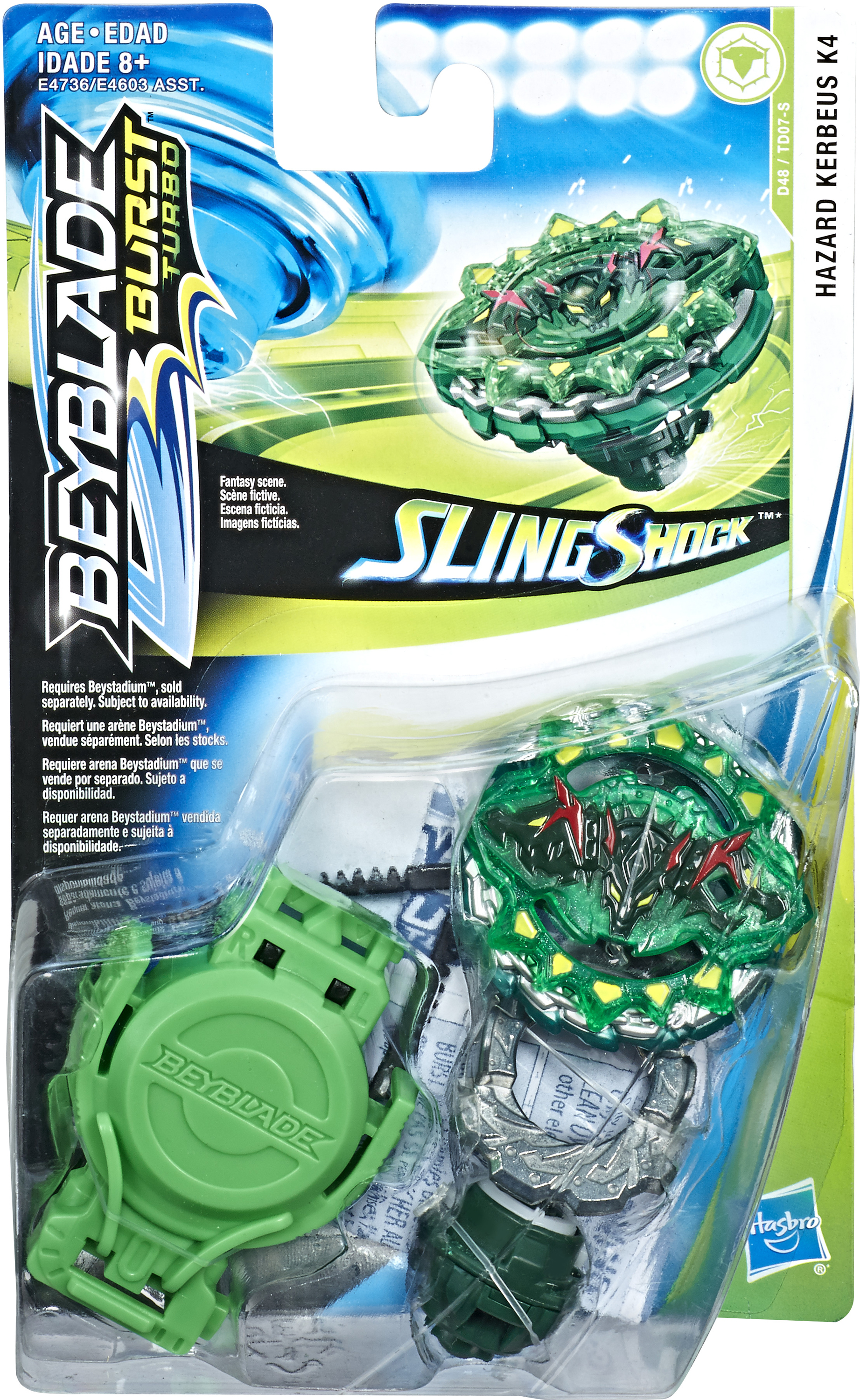 

Игровой набор Hasbro Beyblade Волчок Hazard Kerbeus K4 (E4603_E4736)