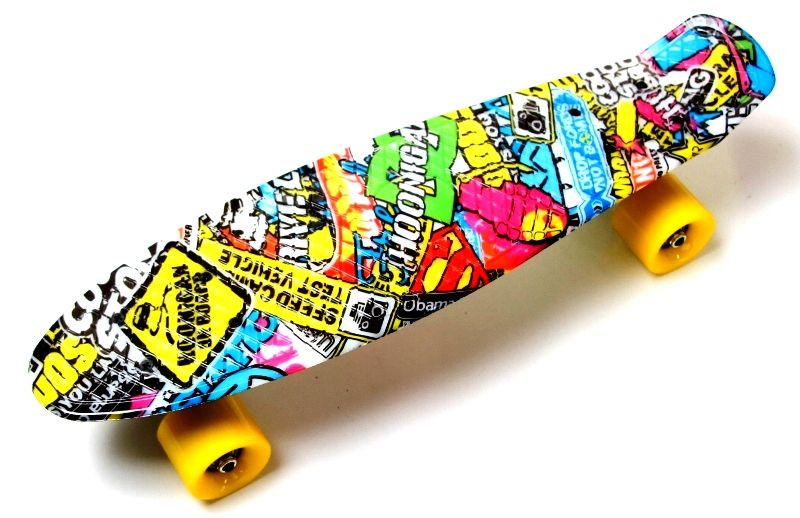 

Пенниборд Penny Board Graffiti Inscription
