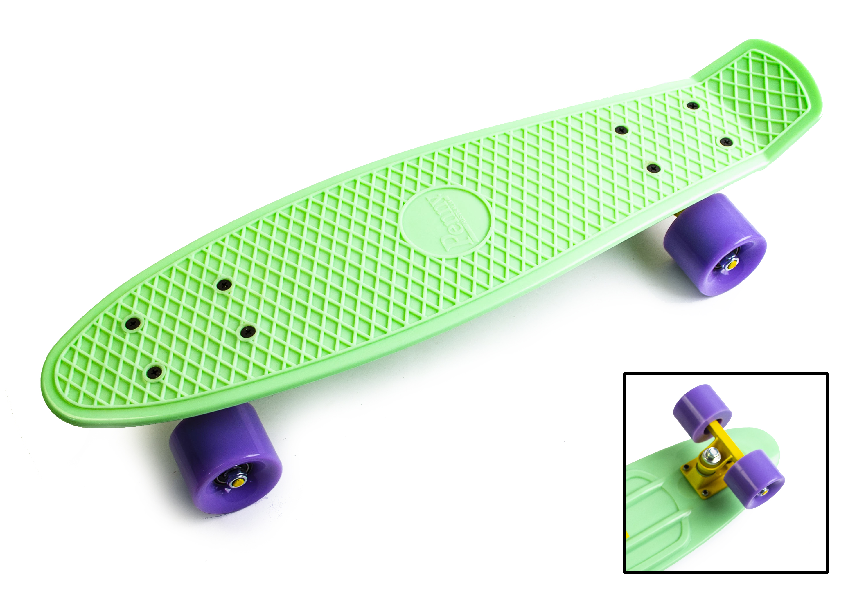 

Пенниборд Penny Board Pastel Series Мятный Матовые колеса