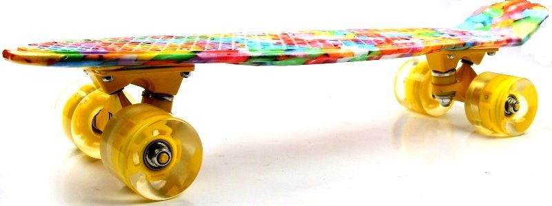 

Пенниборд Penny Board Caramel Светящиеся Колеса