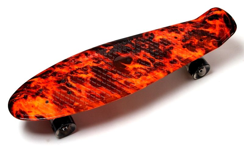 

Пенниборд Nickel 27" Fire Светящиеся Колеса