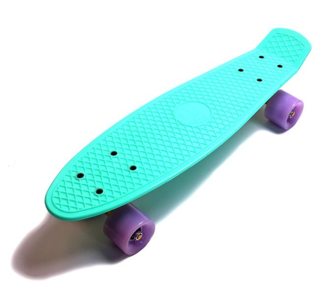 

Пенниборд Penny Board Turquoise Светящиеся Колеса