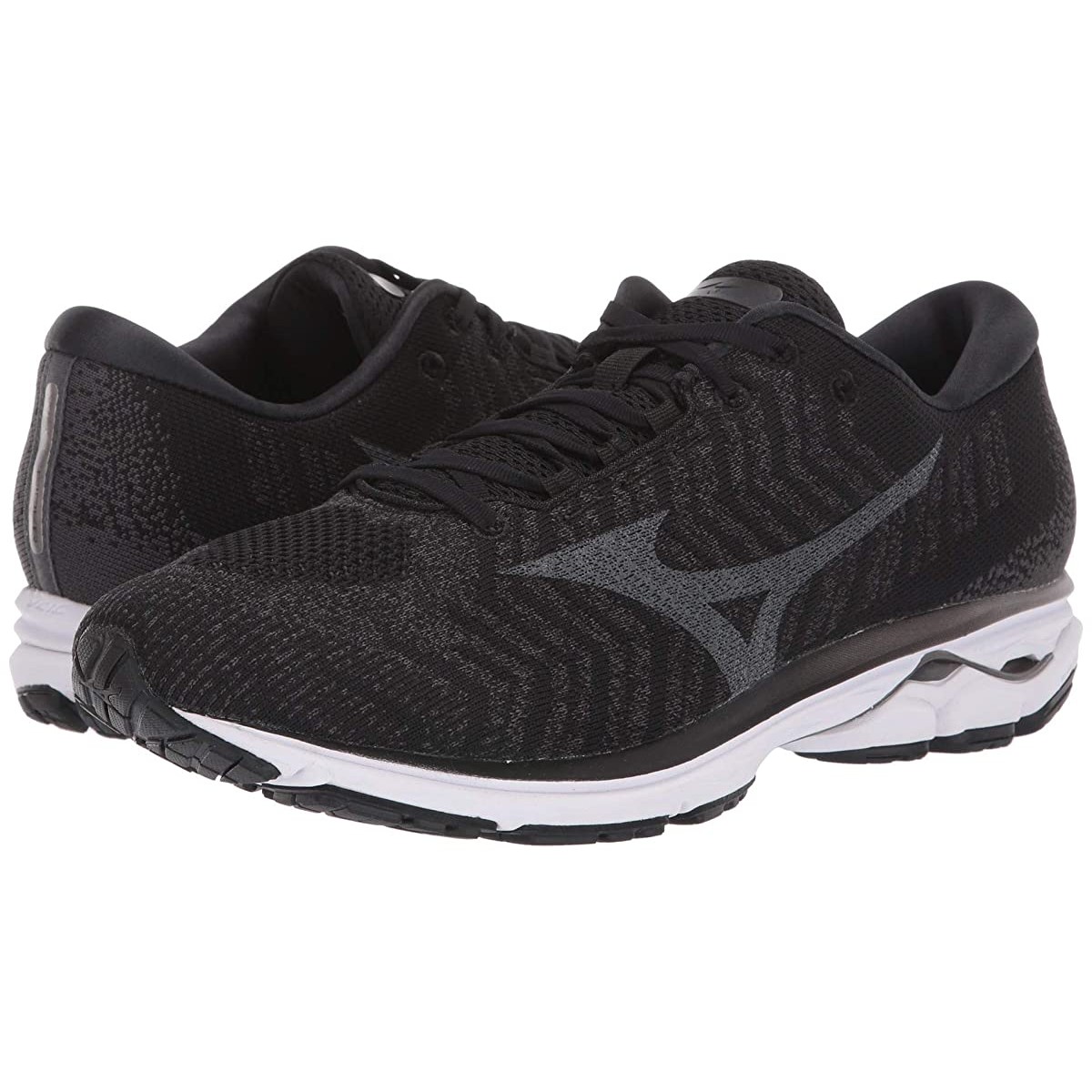 

Кроссовки Mizuno Wave Rider 23 WAVEKNIT Black/Dark Shadow, 40.5 (260 мм)