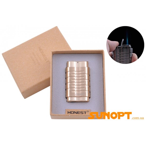 

Зажигалка подарочная Honest (Острое пламя) №3533-3