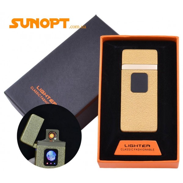 

USB зажигалка в подарочной упаковке Lighter (Спираль накаливания) №HL-7 Gold
