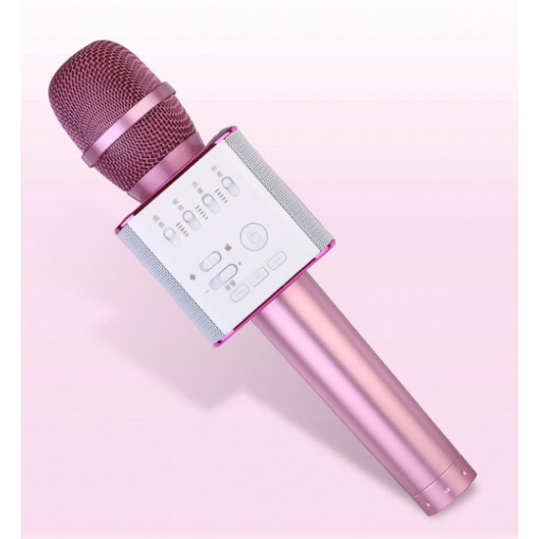 

Караоке микрофон bluetooth Q9 Розовый (198)