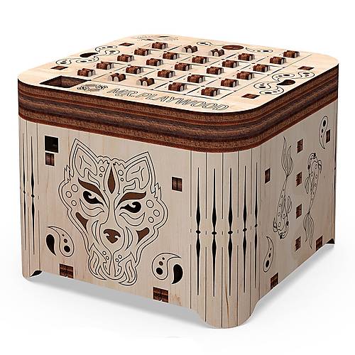 

Деревянный конструктор "Шкатулка. Тайна тигра" 89 эл Mr. Play Wood (10606)