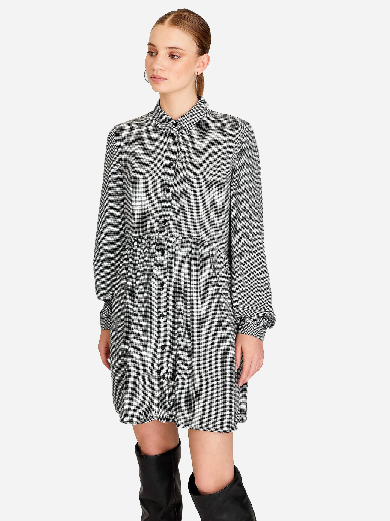 

Платье Stradivarius 06366843001 S Серое