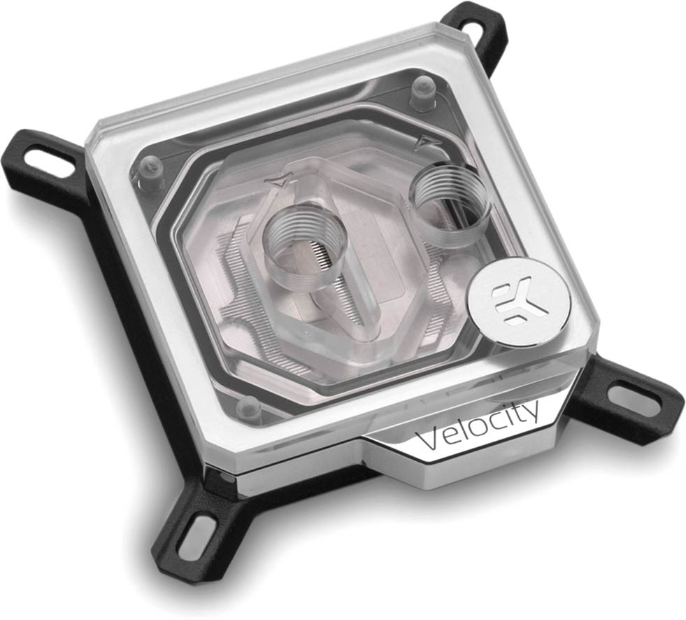 

Водоблок EKWB EK-Velocity D-RGB - Nickel + Plexi (3831109810347)
