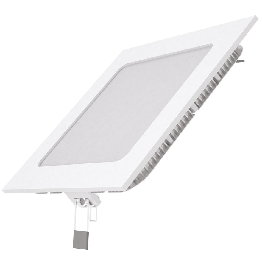 

Встраиваемый светильник ультратонкий квадратный IP20 9W,145х145х22, Ø130х130, 4100K 660лм