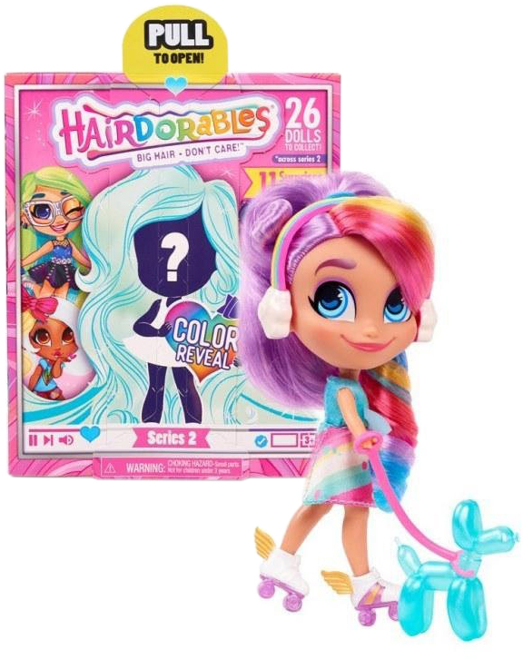 

Игровой набор Hairdorables Dolls кукла - сюрприз 2 серия с аксессуарами (в ассортименте) (23600/2) (886144236136)