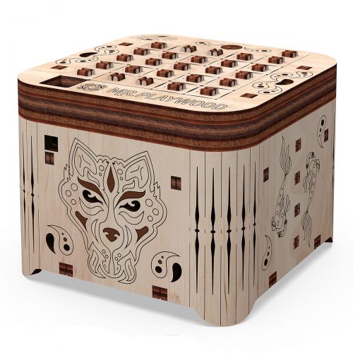 

Деревянный конструктор "Шкатулка. Тайна тигра", 89 эл 10606 (15-146789)