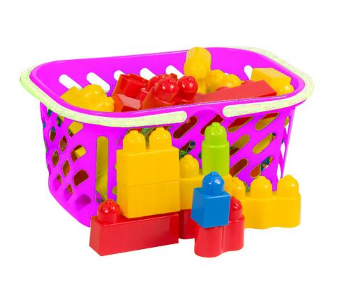 

Конструктор на 34 детали в корзине розовый Kinderway (02-307) (107510)