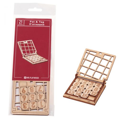 

Деревянный конструктор "Игра. Пятнашки", 21 эл 10027 (15-146799)