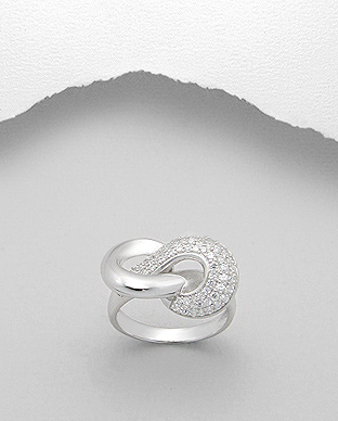 

Кольцо серебряное Завитки, 4/53-701-4815/14/175, размер 17.5