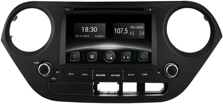 

Автомагнітола штатна Gazer CM6007-BA для Hyundai i10 (BA) 2013-2016