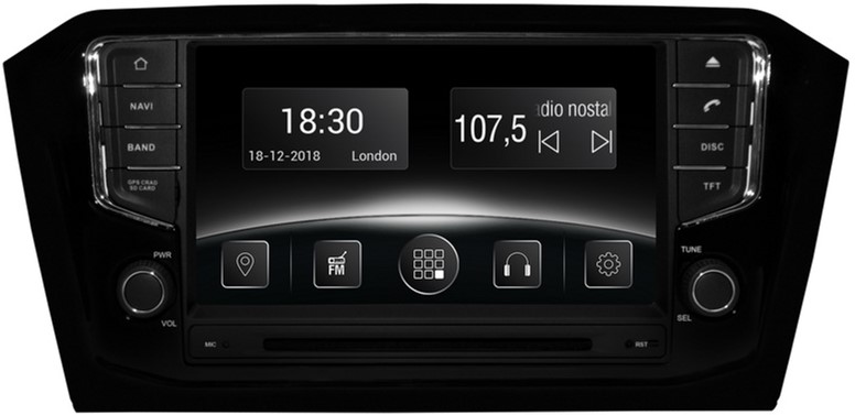 

Автомагнітола штатна Gazer CM5008-3G2 для VW Passat B8 (3G2) 2014-2017
